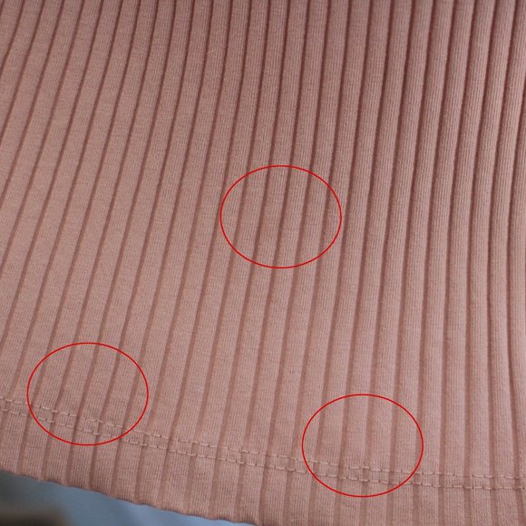 H&M Pale Pink Ribbed Tshirt Dress - Picture 9 of 11